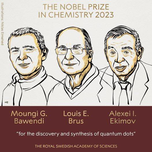 اكتشاف وتطوير “الجسيمات النانوية” يمنح 3 علماء “جائزة نوبل في الكيمياء”

