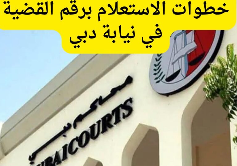 الاستعلام برقم القضية