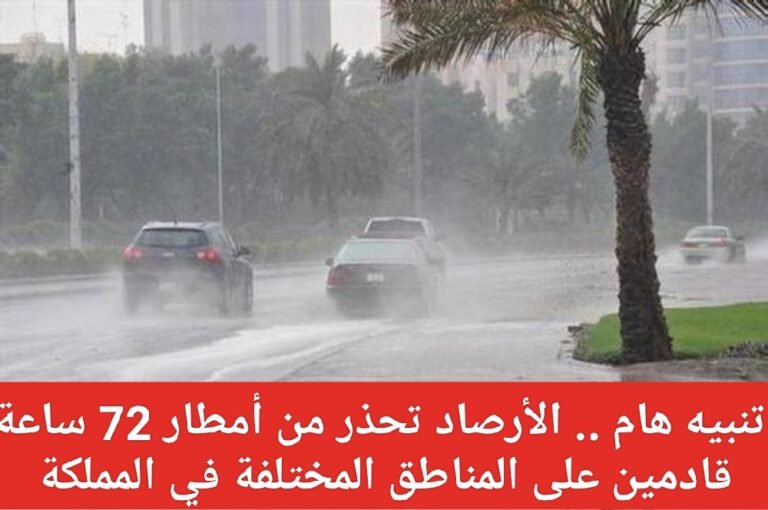 أمطار رعدية على السعودية