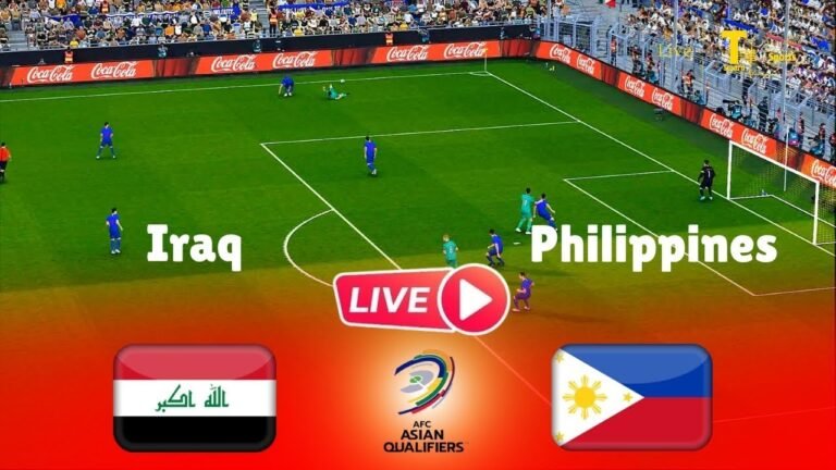 القنوات المفتوحة الناقلة لمباراة العودة بين العراق والفلبين اليوم في تصفيات كأس العالم 2026 وتشكيلة المنتخبين

