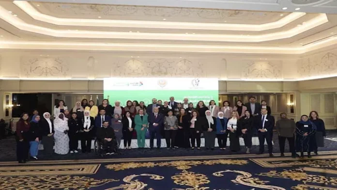 منظمة المرأة العربية والمركز الوطني للمرأة يطلقان ورشة عمل حول “تمديد الإجازة”.

