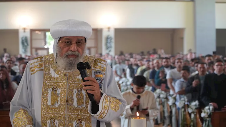 البابا تواضروس يترأس قداس الأحد الرابع من عيد العنصرة في كرواتيا


